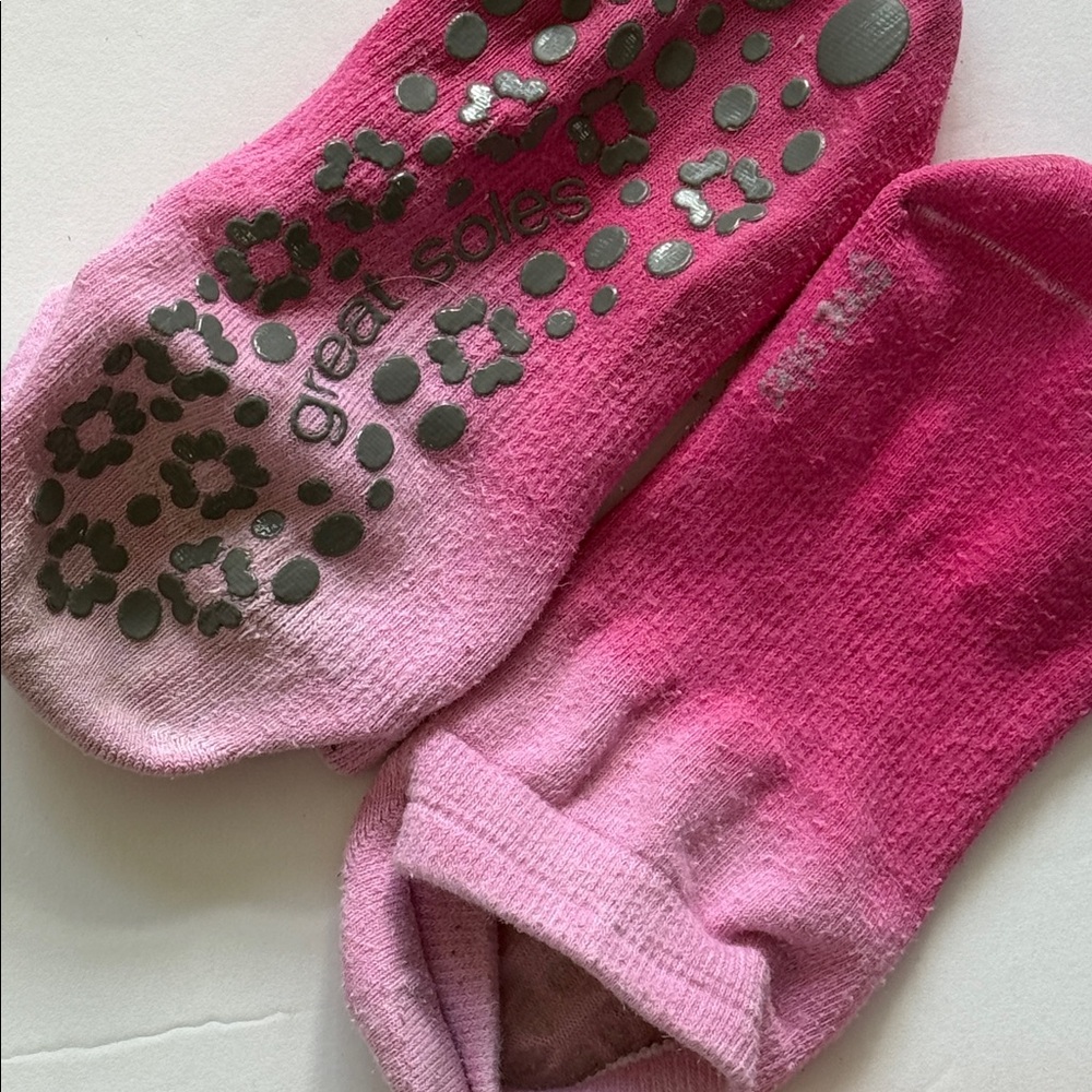 Great Soles Pilates Non-Slip Ankle Socks Multi-Colored Tie-Dyes-Set of 9 - Picture 9 of 9